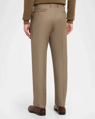 Zanella Men 's Parker Sharkskin Trousers | Thumbnail 3 Zanella Men 's Parker Sharkskin Trousers | Thumbnail 3