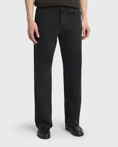 The Row Men 's Rossen Straight-Leg Black Denim Jeans | Thumbnail 4 The Row Men 's Rossen Straight-Leg Black Denim Jeans | Thumbnail 4