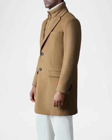 Mackage Men's Skai-SLB 3-in-1 Wool Overcoat with Removable Down Liner | Thumbnail 4 Mackage Men's Skai-SLB 3-in-1 Wool Overcoat with Removable Down Liner | Thumbnail 4