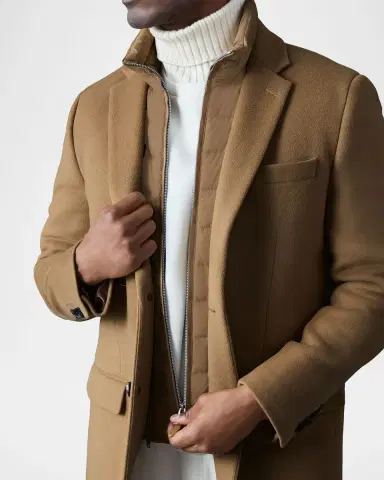 Mackage Men's Skai-SLB 3-in-1 Wool Overcoat with Removable Down Liner | Thumbnail 5 Mackage Men's Skai-SLB 3-in-1 Wool Overcoat with Removable Down Liner | Thumbnail 5