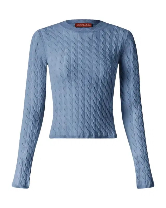 Milla Cashmere Cable-Knit Sweater Milla Cashmere Cable-Knit Sweater