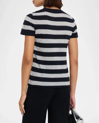 Majestic Filatures Machine Washable Cashmere Striped T-Shirt | Thumbnail 3 Majestic Filatures Machine Washable Cashmere Striped T-Shirt | Thumbnail 3