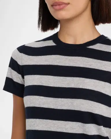 Majestic Filatures Machine Washable Cashmere Striped T-Shirt | Thumbnail 8 Majestic Filatures Machine Washable Cashmere Striped T-Shirt | Thumbnail 8