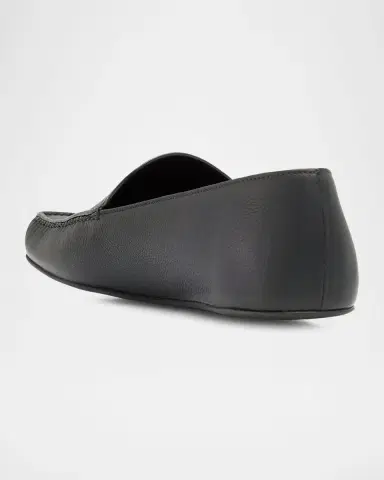 The Row Leo Grained Leather Slippers | Thumbnail 4 The Row Leo Grained Leather Slippers | Thumbnail 4