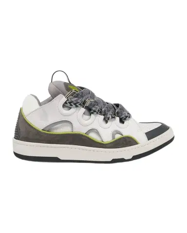 Lanvin Men's Curb Leather Skate Sneakers | Thumbnail 1 Lanvin Men's Curb Leather Skate Sneakers | Thumbnail 1