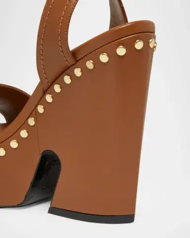 Givenchy 95mm Platform Leather Clog Sandals | Thumbnail 5 Givenchy 95mm Platform Leather Clog Sandals | Thumbnail 5