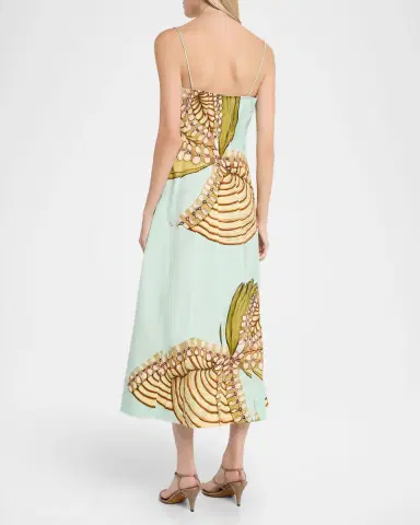 Ulla Johnson Vesela Floral Cotton Midi Dress | Thumbnail 3 Ulla Johnson Vesela Floral Cotton Midi Dress | Thumbnail 3