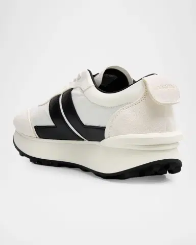 Lanvin Men 's Nylon & Suede Low-Top Sneakers | Thumbnail 2 Lanvin Men 's Nylon & Suede Low-Top Sneakers | Thumbnail 2
