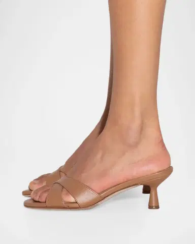 Aeyde 55mm Vero Nappa Leather Slide Sandals | Thumbnail 2 Aeyde 55mm Vero Nappa Leather Slide Sandals | Thumbnail 2
