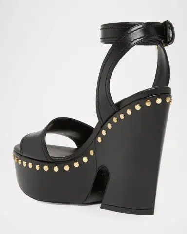 Givenchy 95mm Platform Leather Clog Sandals | Thumbnail 2 Givenchy 95mm Platform Leather Clog Sandals | Thumbnail 2
