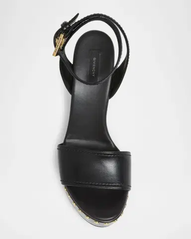 Givenchy 95mm Platform Leather Clog Sandals | Thumbnail 4 Givenchy 95mm Platform Leather Clog Sandals | Thumbnail 4