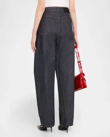 Givenchy Denim Barrel-Leg Cocoon Pants | Thumbnail 3 Givenchy Denim Barrel-Leg Cocoon Pants | Thumbnail 3