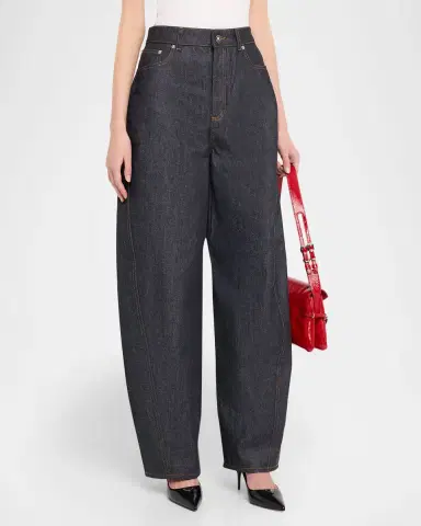 Givenchy Denim Barrel-Leg Cocoon Pants | Thumbnail 4 Givenchy Denim Barrel-Leg Cocoon Pants | Thumbnail 4