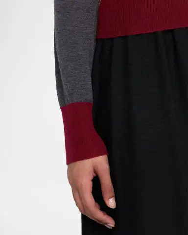 Joseph Cashair Coloblock Cashmere V-Neck Cardigan | Thumbnail 5 Joseph Cashair Coloblock Cashmere V-Neck Cardigan | Thumbnail 5