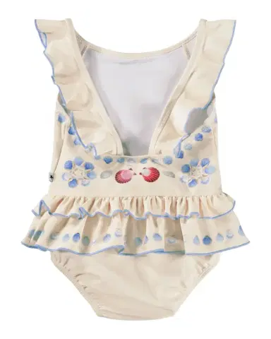 Molo Girl's Nalani Ruffled One-Piece Swimsuit, Size 3M-3 | Thumbnail 1 Molo Girl's Nalani Ruffled One-Piece Swimsuit, Size 3M-3 | Thumbnail 1
