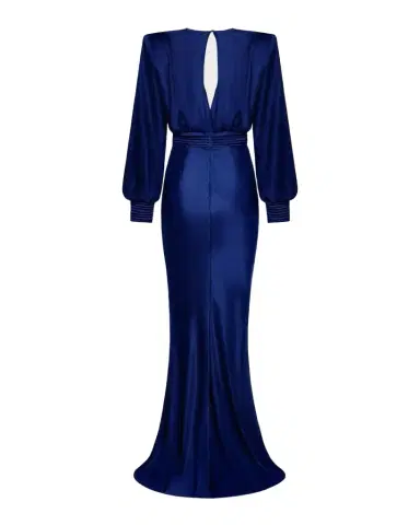 Zhivago Betsy Satin Long-Sleeve Gown | Thumbnail 1 Zhivago Betsy Satin Long-Sleeve Gown | Thumbnail 1