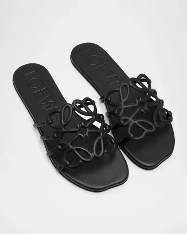 Loewe x Paula's Ibiza Petal Leather Anagram Slide Sandals | Thumbnail 5 Loewe x Paula's Ibiza Petal Leather Anagram Slide Sandals | Thumbnail 5