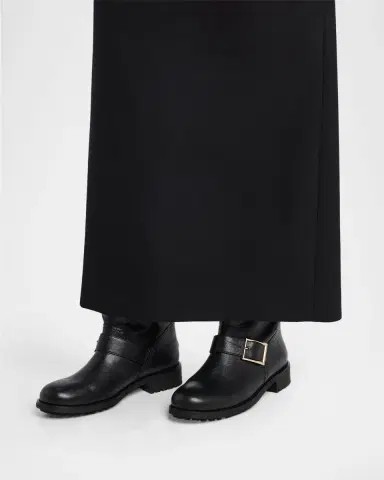 Jimmy Choo Biker Mid Leather Mid-Calf Boots | Thumbnail 2 Jimmy Choo Biker Mid Leather Mid-Calf Boots | Thumbnail 2
