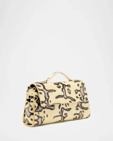 Proenza Schouler Tate Python-Print Leather Clutch Bag | Thumbnail 2 Proenza Schouler Tate Python-Print Leather Clutch Bag | Thumbnail 2