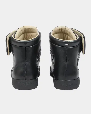 Maison Margiela Men 's Future Leather High-Top Sneakers | Thumbnail 5 Maison Margiela Men 's Future Leather High-Top Sneakers | Thumbnail 5