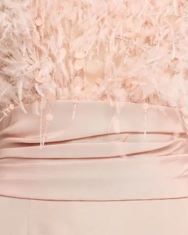 Oscar de la Renta Strapless Dramatic Point D 'esprit Silk Column Gown | Thumbnail 5 Oscar de la Renta Strapless Dramatic Point D 'esprit Silk Column Gown | Thumbnail 5