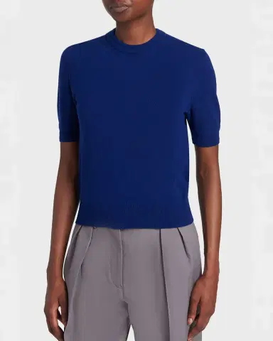 Jil Sander Wool Knit Short-Sleeve T-Shirt | Thumbnail 4 Jil Sander Wool Knit Short-Sleeve T-Shirt | Thumbnail 4