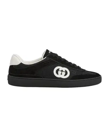 Gucci Men's G75 Canvas and Suede T-Toe Low-Top Sneakers | Thumbnail 1 Gucci Men's G75 Canvas and Suede T-Toe Low-Top Sneakers | Thumbnail 1