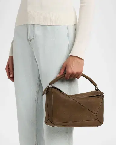 Loewe Puzzle Small Top-Handle Bag in Smooth Leather | Thumbnail 2 Loewe Puzzle Small Top-Handle Bag in Smooth Leather | Thumbnail 2