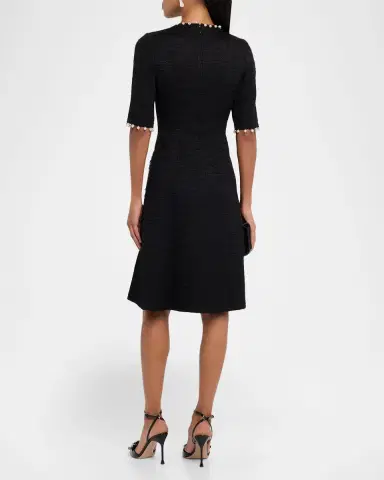 Rickie Freeman for Teri Jon Bead-Embellished Boucle Dress | Thumbnail 3 Rickie Freeman for Teri Jon Bead-Embellished Boucle Dress | Thumbnail 3
