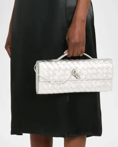 Bottega Veneta Andiamo Laminated Leather Clutch Bag | Thumbnail 2 Bottega Veneta Andiamo Laminated Leather Clutch Bag | Thumbnail 2