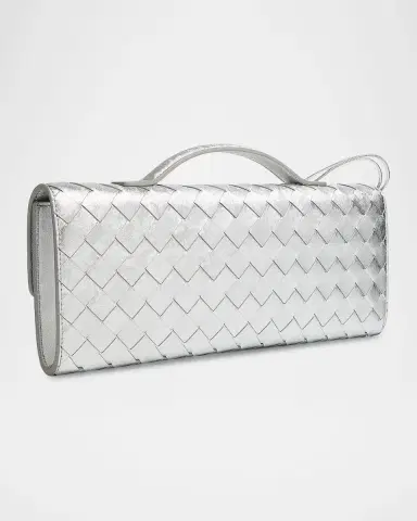 Bottega Veneta Andiamo Laminated Leather Clutch Bag | Thumbnail 3 Bottega Veneta Andiamo Laminated Leather Clutch Bag | Thumbnail 3