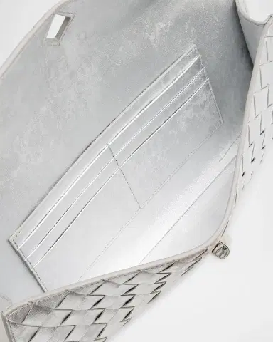 Bottega Veneta Andiamo Laminated Leather Clutch Bag | Thumbnail 4 Bottega Veneta Andiamo Laminated Leather Clutch Bag | Thumbnail 4