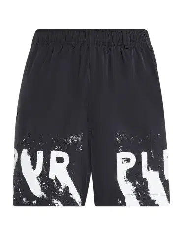 PURPLE Men's Wordmark Logo Swim Shorts | Thumbnail 1 PURPLE Men's Wordmark Logo Swim Shorts | Thumbnail 1