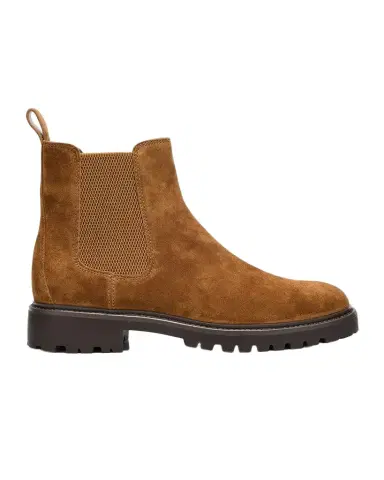 Vince Men's Dave Suede Lug-Sole Chelsea Boots | Thumbnail 1 Vince Men's Dave Suede Lug-Sole Chelsea Boots | Thumbnail 1