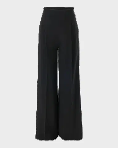 Carolina Herrera Marisol Pleated Wide-Leg Crepe Pants | Thumbnail 2 Carolina Herrera Marisol Pleated Wide-Leg Crepe Pants | Thumbnail 2