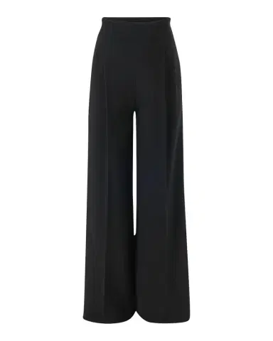 Carolina Herrera Marisol Pleated Wide-Leg Crepe Pants | Thumbnail 1 Carolina Herrera Marisol Pleated Wide-Leg Crepe Pants | Thumbnail 1