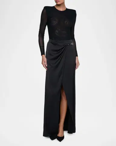 L'Agence Trista Stretch Mesh Bodysuit | Thumbnail 2 L'Agence Trista Stretch Mesh Bodysuit | Thumbnail 2
