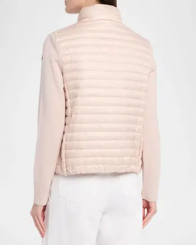 Moncler Padded Wool Cardigan | Thumbnail 3 Moncler Padded Wool Cardigan | Thumbnail 3
