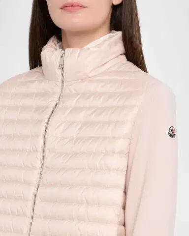 Moncler Padded Wool Cardigan | Thumbnail 5 Moncler Padded Wool Cardigan | Thumbnail 5