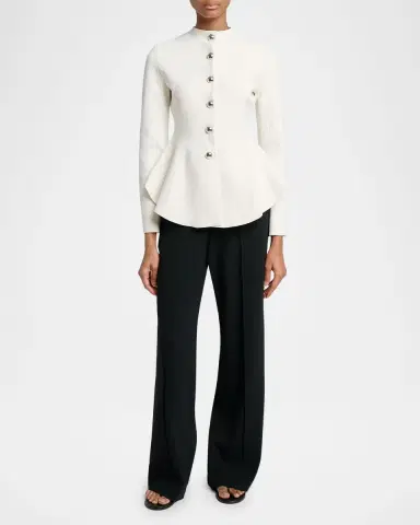 Proenza Schouler Dasha Peplum Jacket | Thumbnail 2 Proenza Schouler Dasha Peplum Jacket | Thumbnail 2