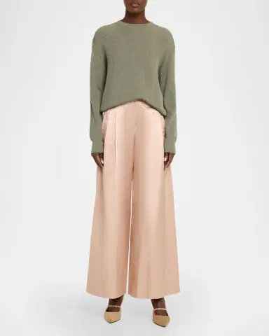 Brunello Cucinelli Cotton English Rib Crewneck Sweater | Thumbnail 2 Brunello Cucinelli Cotton English Rib Crewneck Sweater | Thumbnail 2