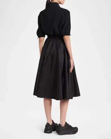Moncler A-Line Combo Dress | Thumbnail 3 Moncler A-Line Combo Dress | Thumbnail 3
