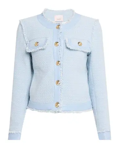 Cinq a Sept Birdseye Tweed Jacket | Thumbnail 1 Cinq a Sept Birdseye Tweed Jacket | Thumbnail 1