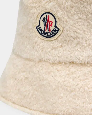 Moncler Wool Logo Bucket Hat | Thumbnail 2 Moncler Wool Logo Bucket Hat | Thumbnail 2