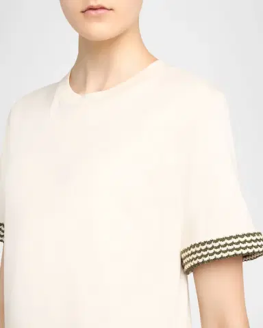 Moncler Short-Sleeve T-Shirt | Thumbnail 5 Moncler Short-Sleeve T-Shirt | Thumbnail 5