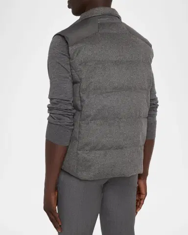 Sease Men 's Insulated Cashmere Reversible Vest | Thumbnail 3 Sease Men 's Insulated Cashmere Reversible Vest | Thumbnail 3