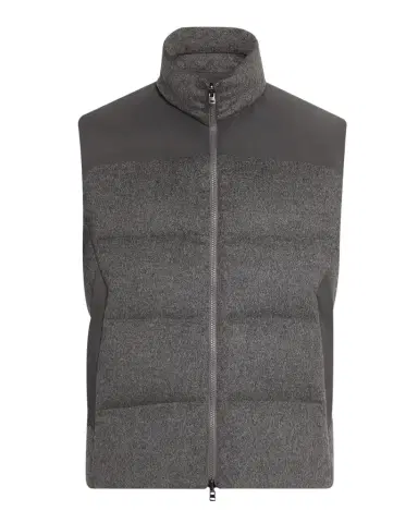 Sease Men 's Insulated Cashmere Reversible Vest | Thumbnail 1 Sease Men 's Insulated Cashmere Reversible Vest | Thumbnail 1