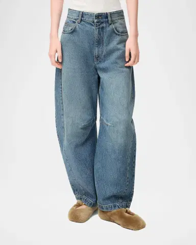 Loewe Mid-Rise Barrel-Leg Jeans | Thumbnail 3 Loewe Mid-Rise Barrel-Leg Jeans | Thumbnail 3