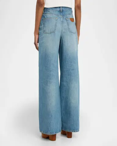 Chloé Wide-Leg High-Rise Jeans | Thumbnail 3 Chloé Wide-Leg High-Rise Jeans | Thumbnail 3
