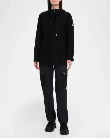 Moncler Padded Zip-Up Wool Cardigan | Thumbnail 2 Moncler Padded Zip-Up Wool Cardigan | Thumbnail 2